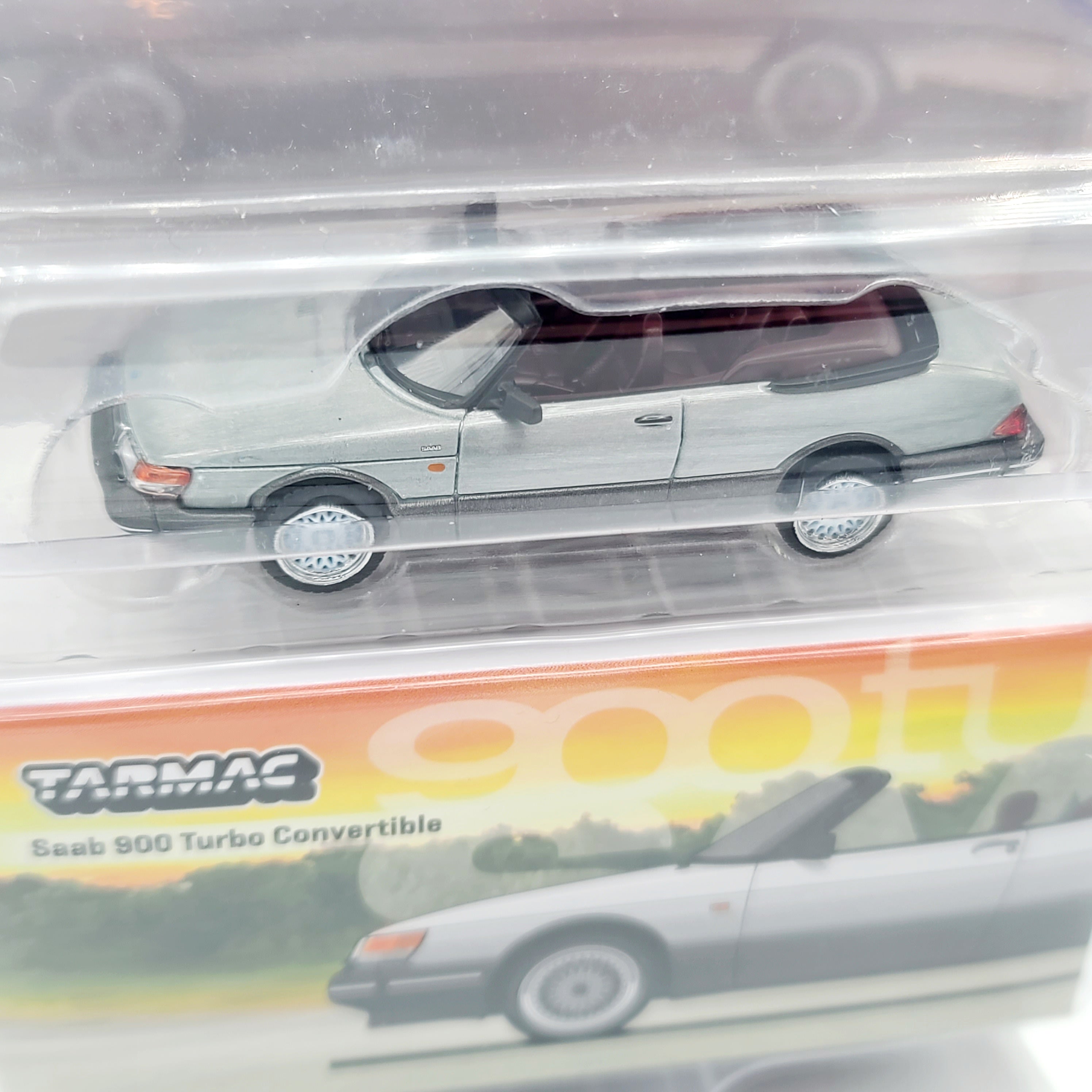 Tarmac Works - CHASE - SAAB 900 Turbo Convertible - 1:64, White (2025 MiJo Exclusives - Limited Edition)